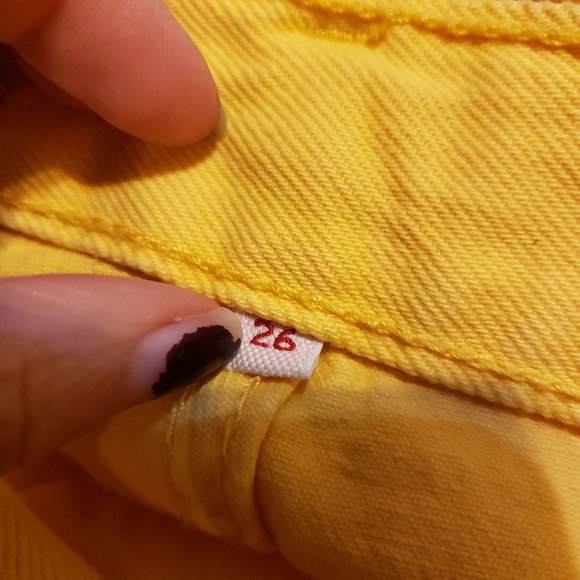 Levi's raw hem White tab size 26 - Picture 6 of 8
